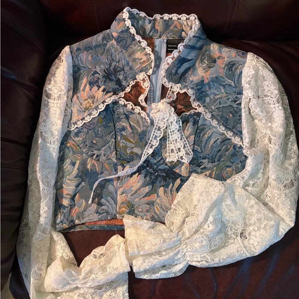 SHEIN vintage crop top